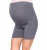 MijaCulture comfortable casual maternity short leggings shorts 1053 Grey
